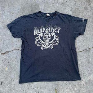Y2K Grunge Quik Silver Skull Shirt